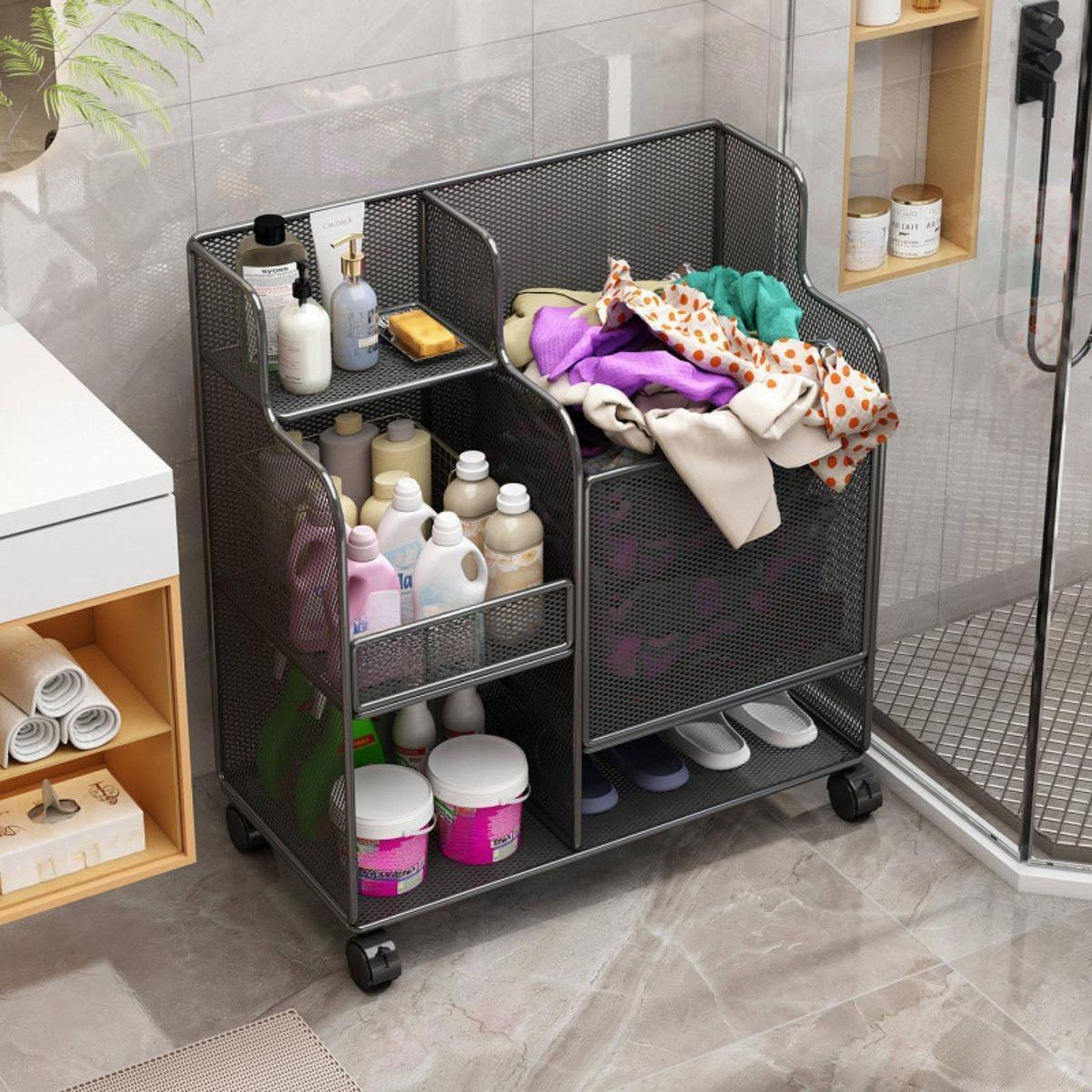 Sports Equipment Garage Organizer - 바퀴 달린 대용량 스포츠 용품 보관