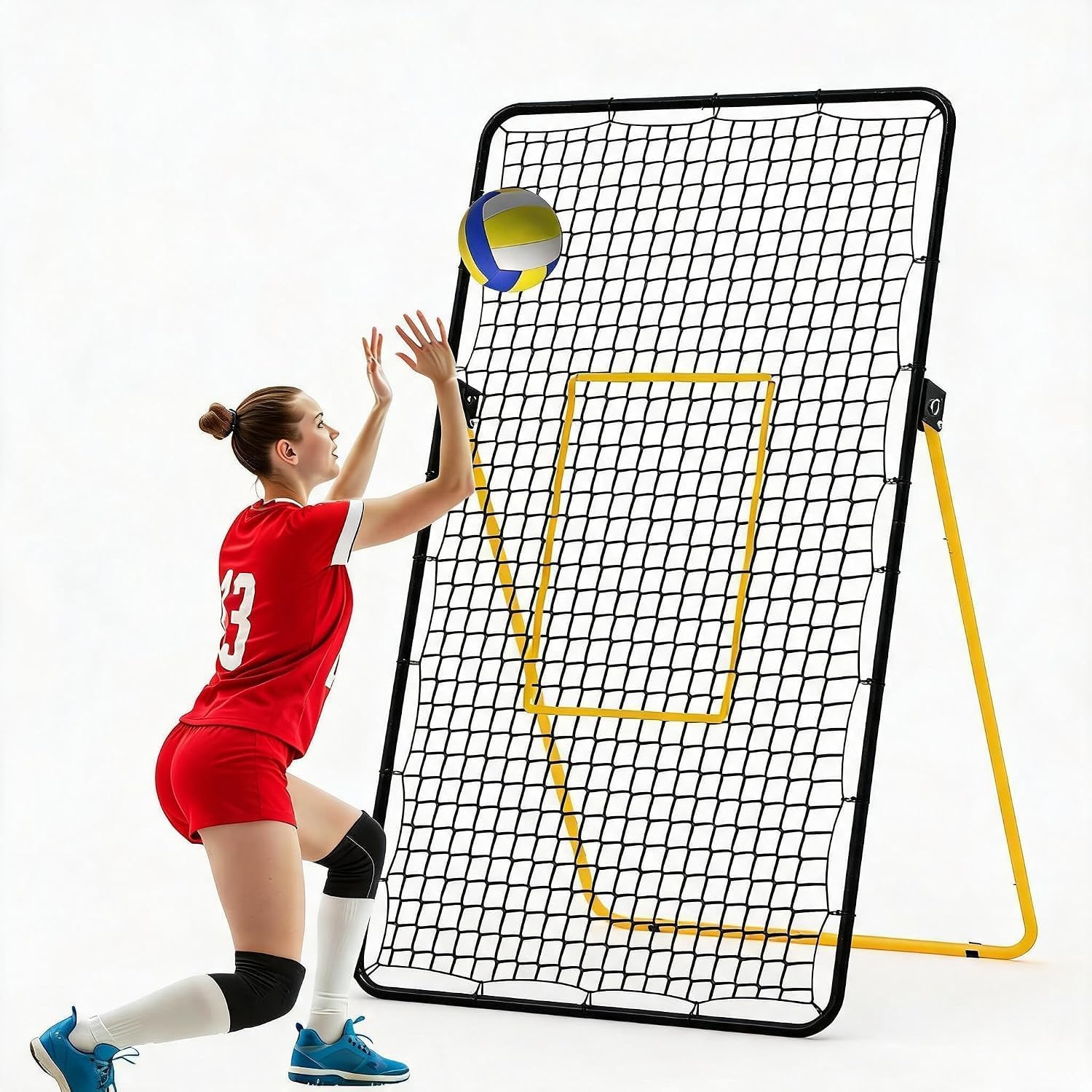 Sports Equipment For Volleyball - 7x4피트 배구 리턴 네트, 고강도 훈련