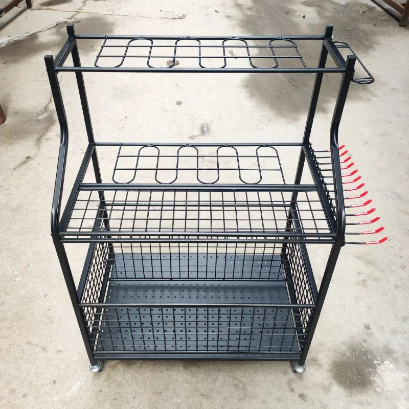 Sports Equipment Garage Organizer - 2026년형 차고용 스포츠 장비 정리함(바구니와 고리
