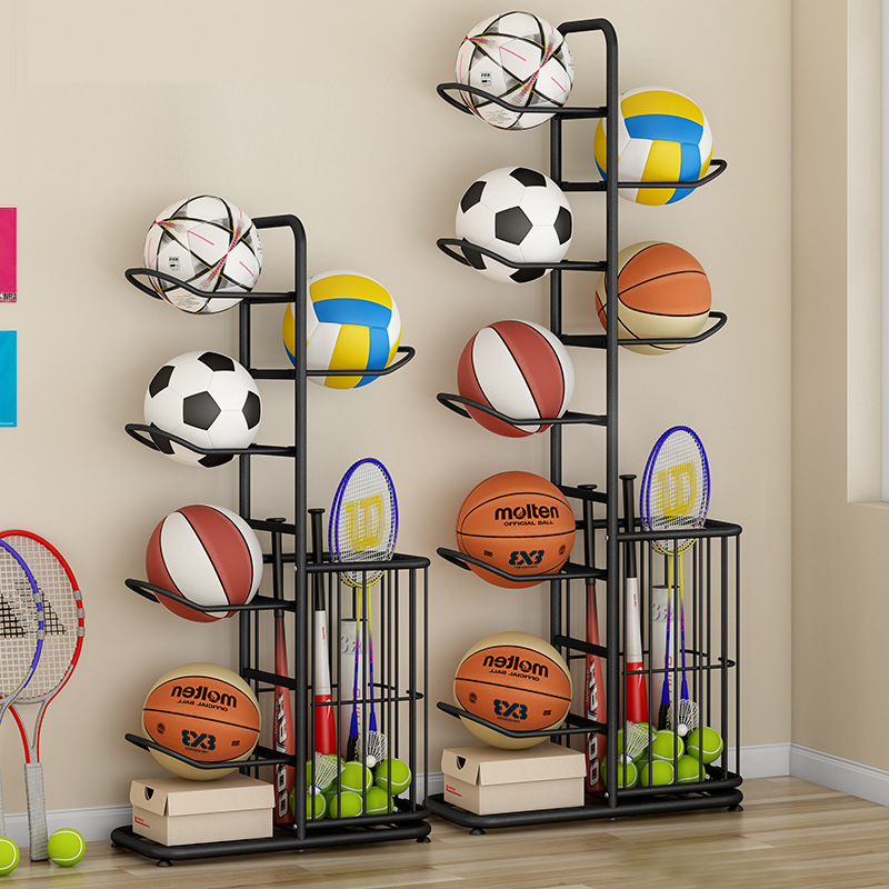 Sports Equipment For Volleyball - 스포츠 공 보관 랙 농구 배드민턴