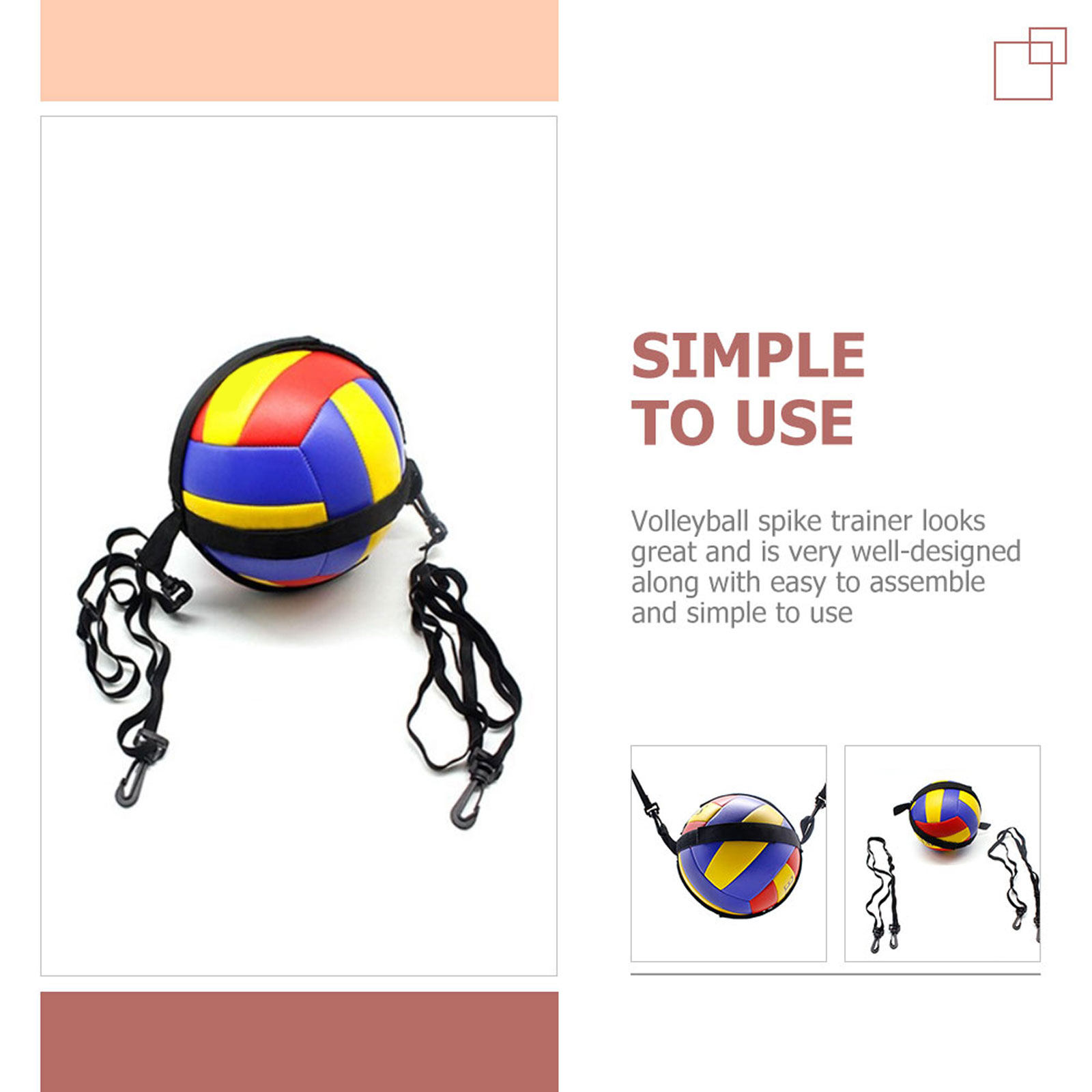 1세트 배구 스파이크 트레이너 프리미엄 나일론 배구 훈 - Sports Equipment For Volleyball 리뷰 및 가격