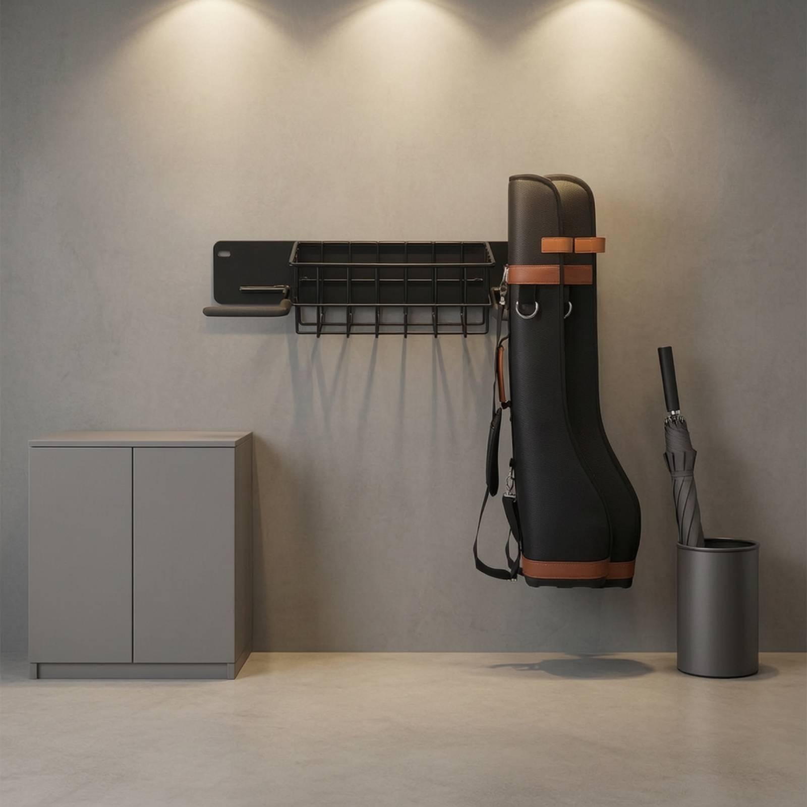 골프 보관 랙 벽걸이형 골프 랙 바구니 포함 스포츠 장 - Sports Equipment Garage Organizer 리뷰 및 가격