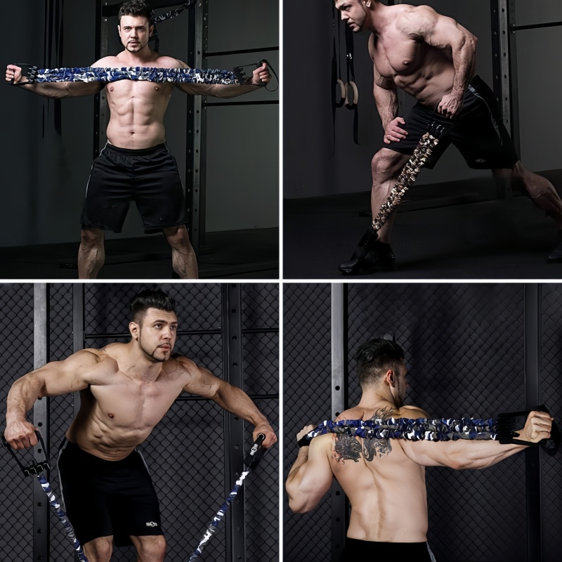 가슴 확장기 저항 밴드 탄성 끌어 오기 밧줄 강도 트레 - Sports Equipment Images 리뷰 및 가격