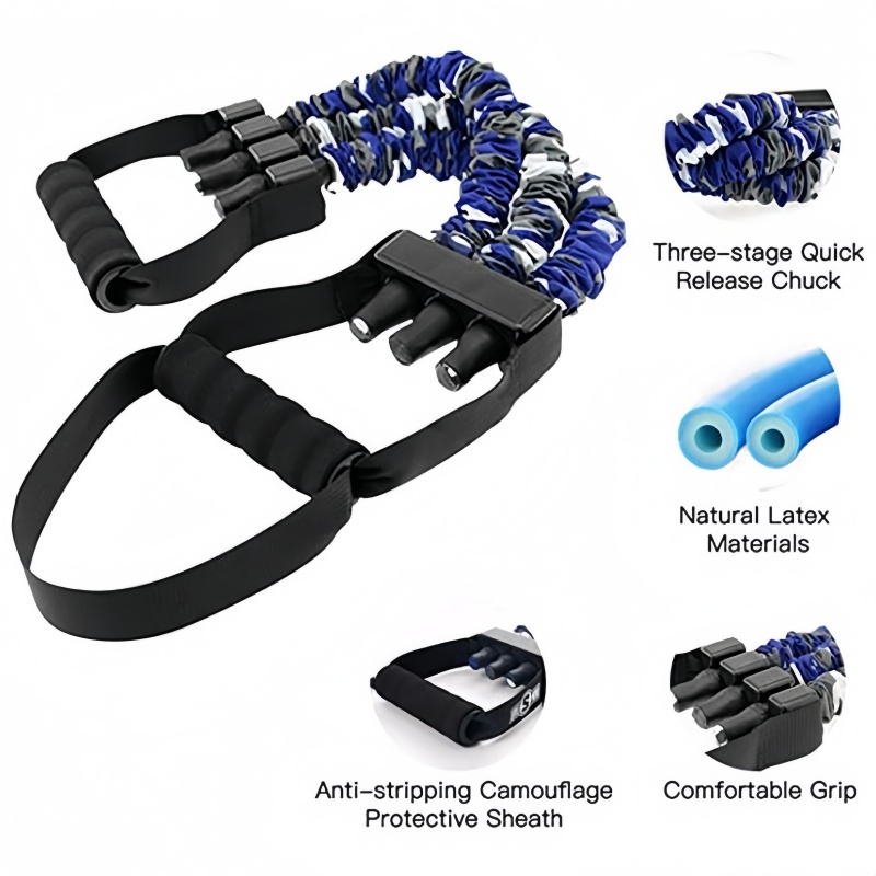 가슴 확장기 저항 밴드 탄성 끌어 오기 밧줄 강도 트레 - Sports Equipment Images 리뷰 및 가격