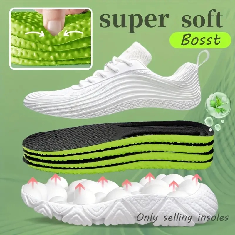 2 쌍 스포츠 러닝 깔창 신발 용 부드러운 충격 흡수  - Sports Equipment For Running 리뷰 및 가격
