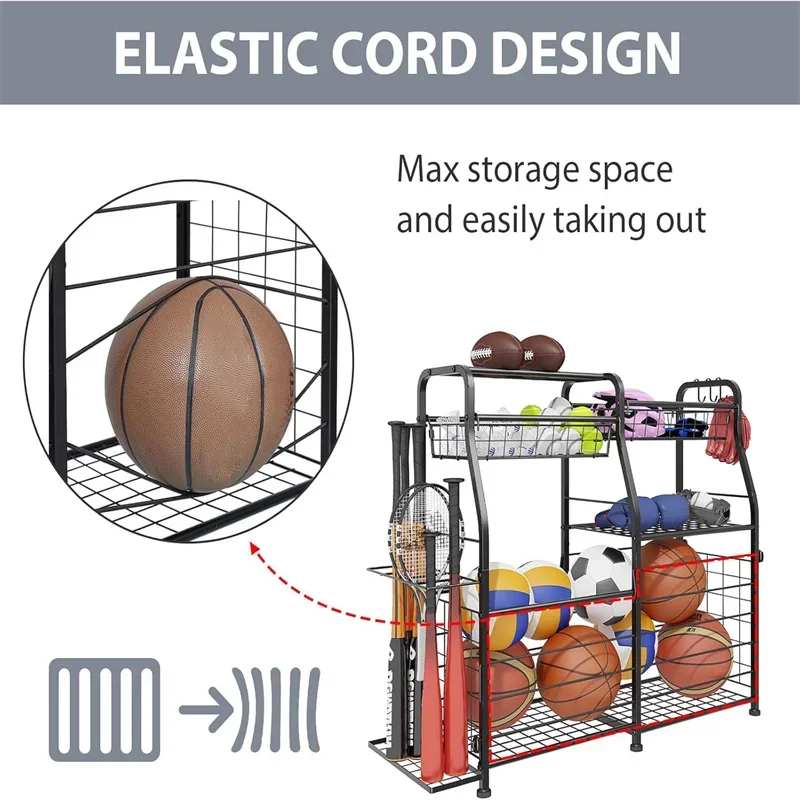 2026 볼 보관 랙 차고 정리 시스템 실내외 농구공  - Sports Equipment Garage Organizer 리뷰 및 가격